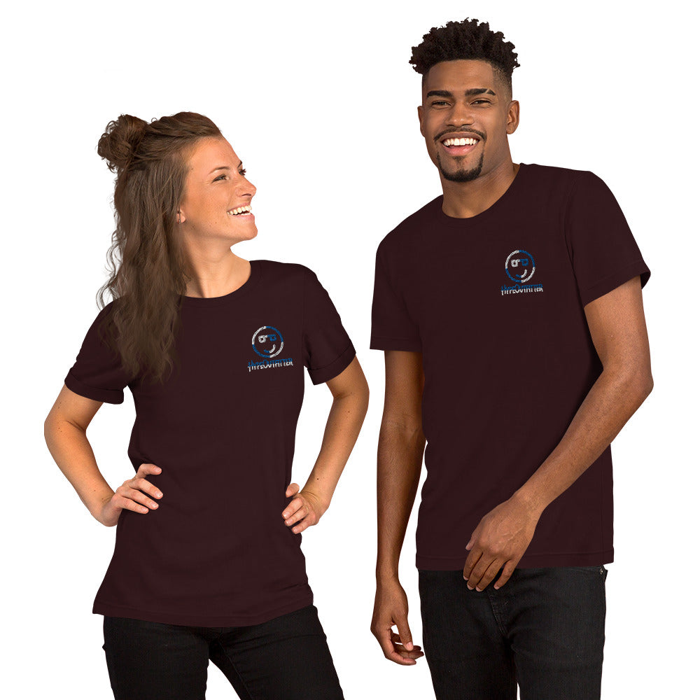 Embroidered Short-Sleeve Unisex T-Shirt