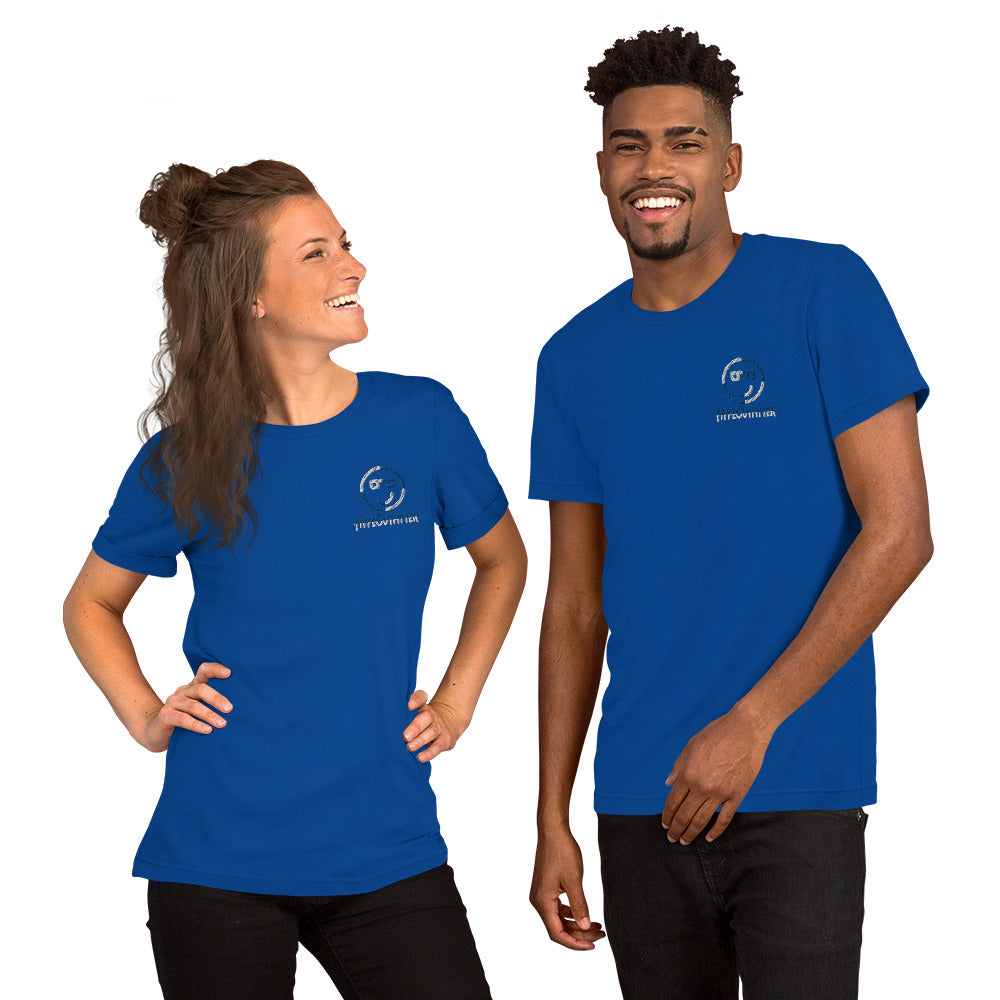 Embroidered Short-Sleeve Unisex T-Shirt