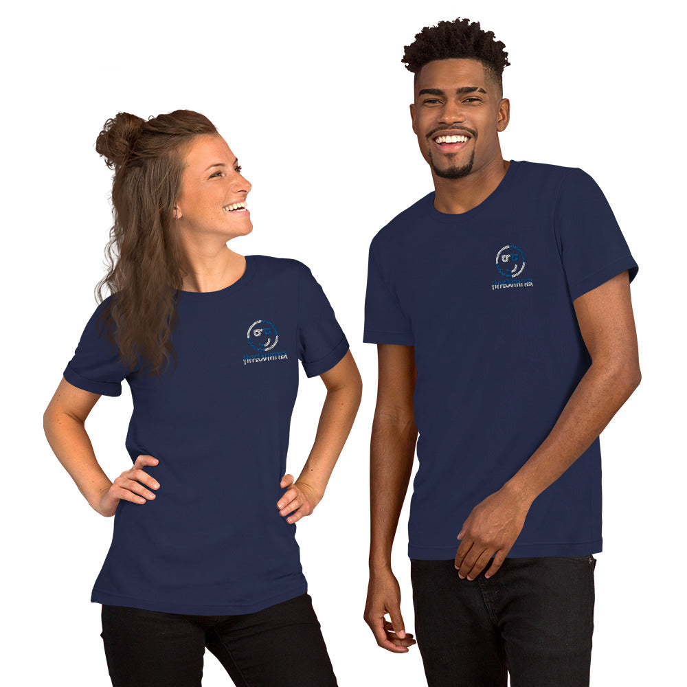 Embroidered Short-Sleeve Unisex T-Shirt
