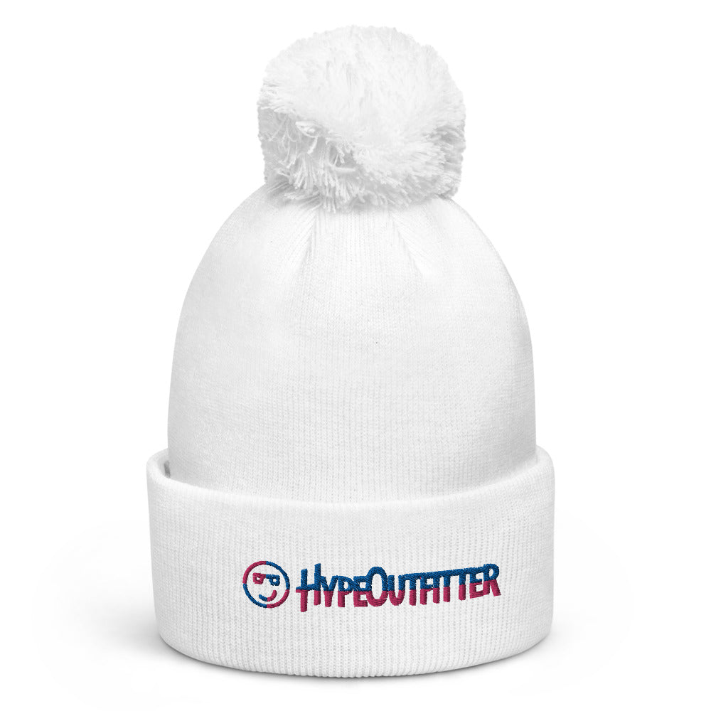 Pom pom beanie