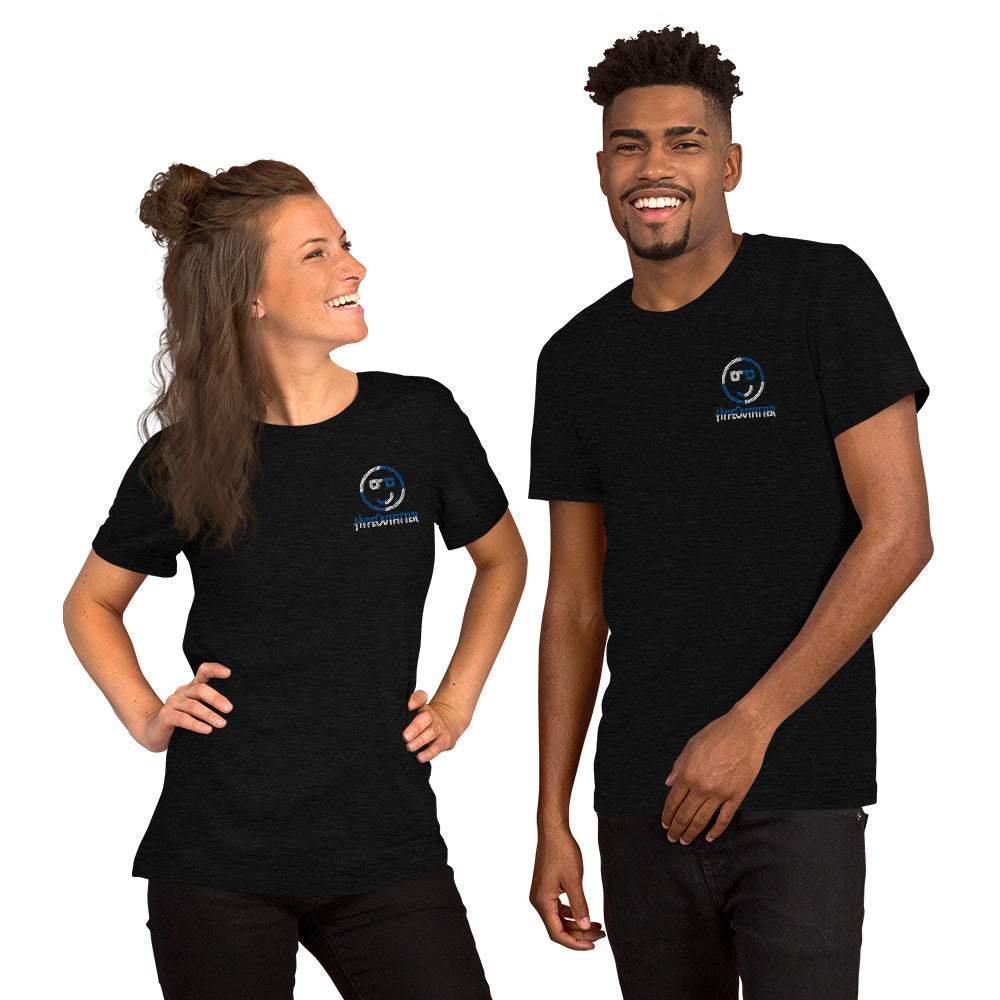 Embroidered Short-Sleeve Unisex T-Shirt