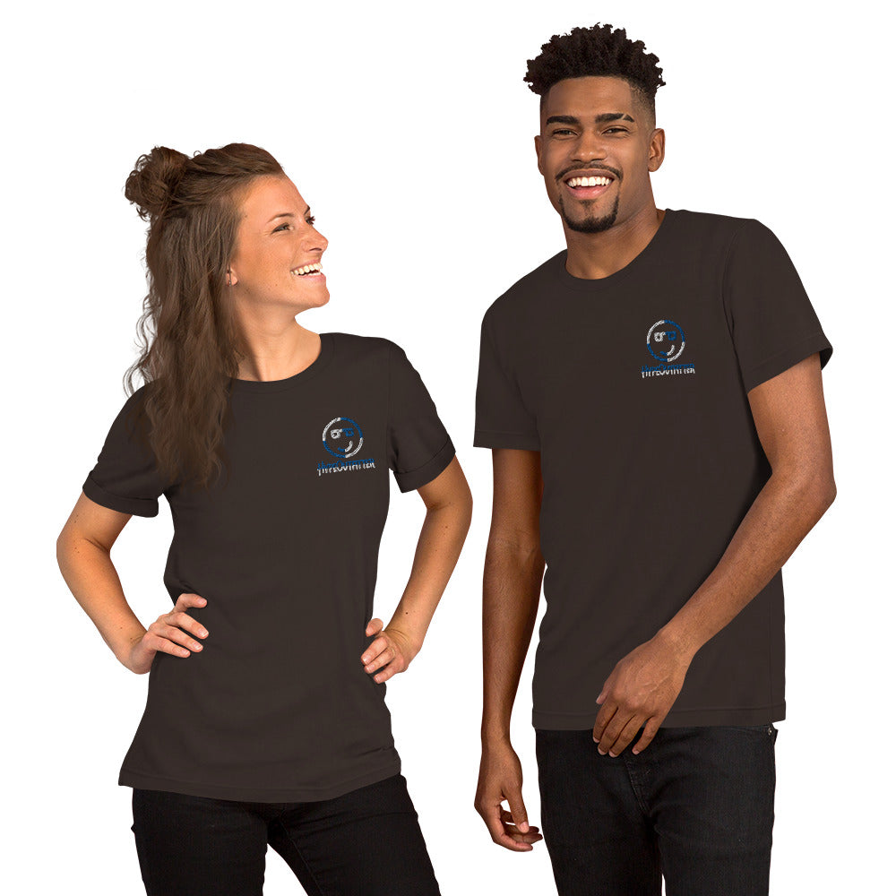 Embroidered Short-Sleeve Unisex T-Shirt